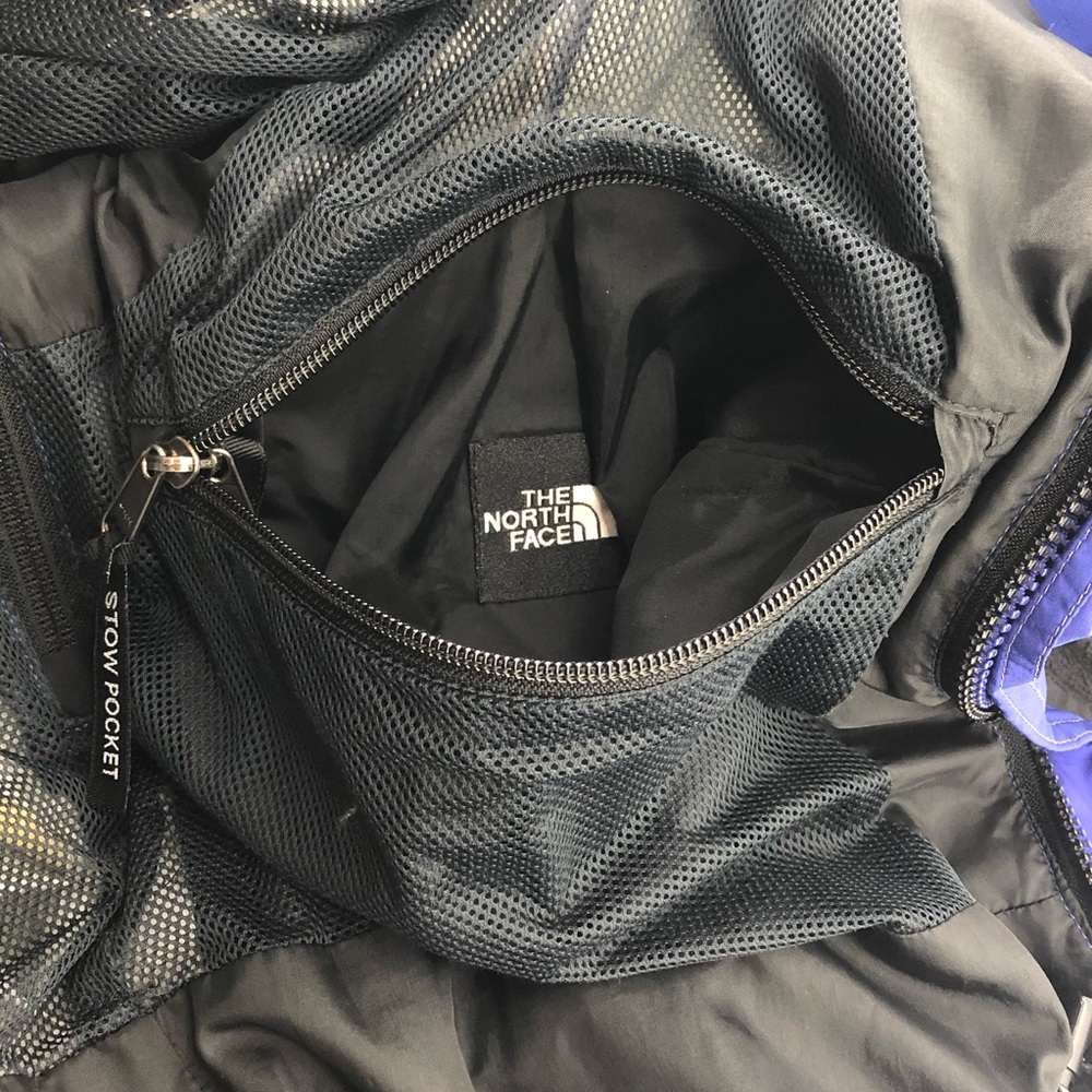 The North Face Blue Black Hooded Anorak Jacket - Picture 9 of 11